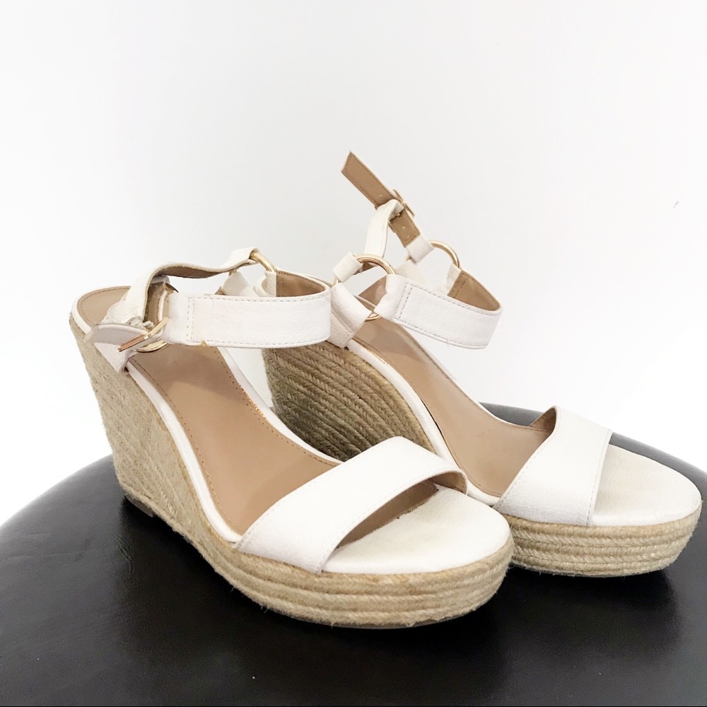 Merona | White Wedges | Size 8.5 | 0138